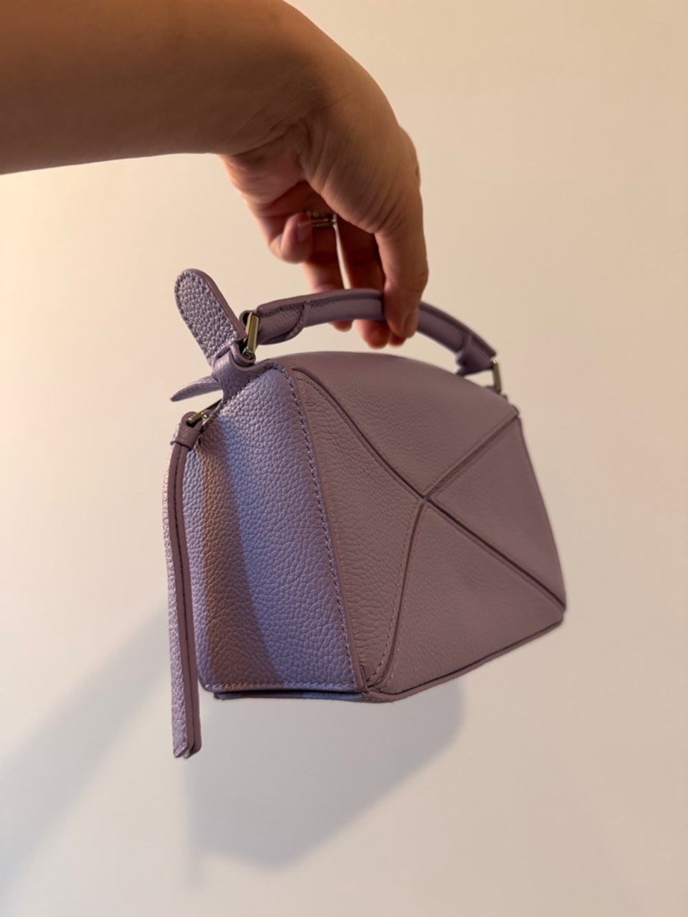 Loewe Puzzle Mini Crossbody Bag in Lilac - Picture 5 of 11